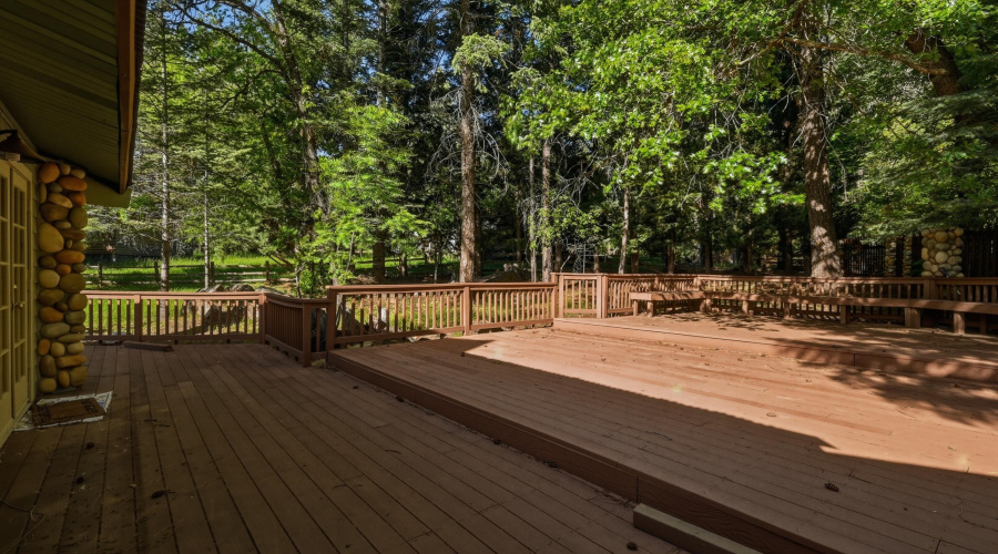 Huge deck