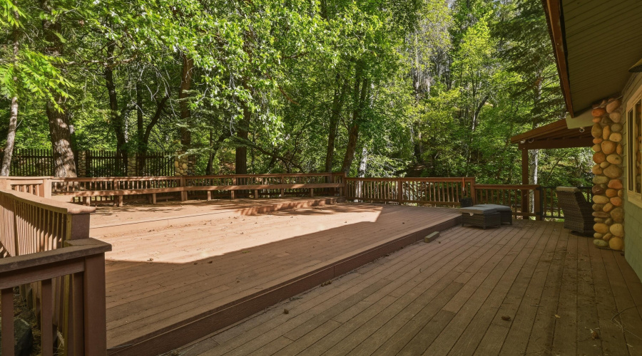 Huge deck