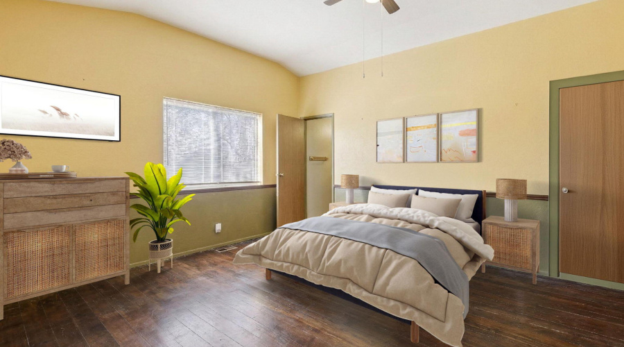 Virtually Staged Guest Bedroom 3