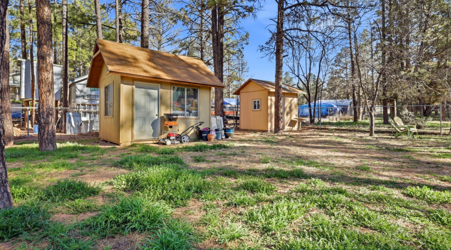 Two Storage Sheds