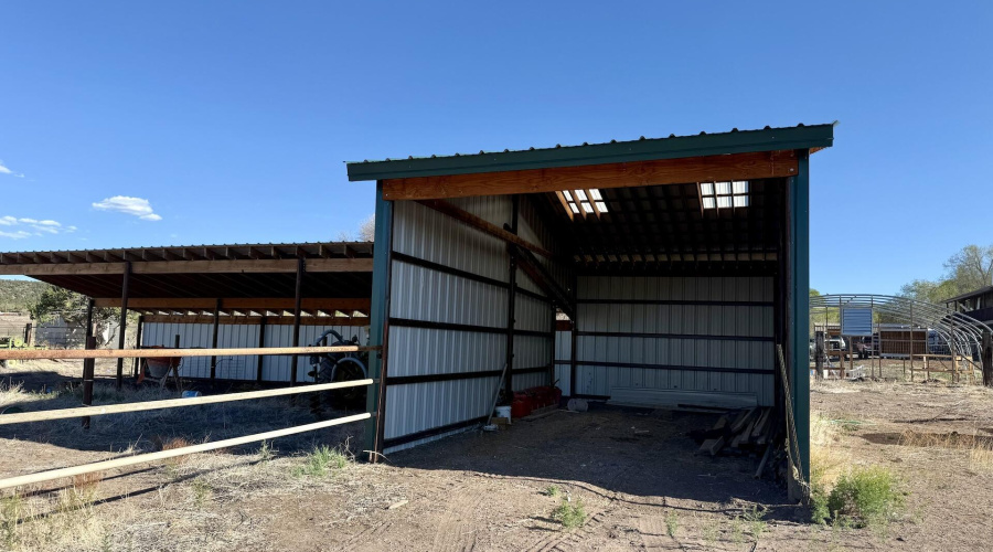 Barn by corral