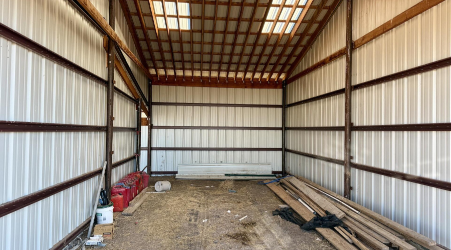 inside of barn