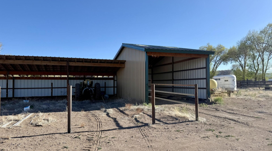 Corral by barn