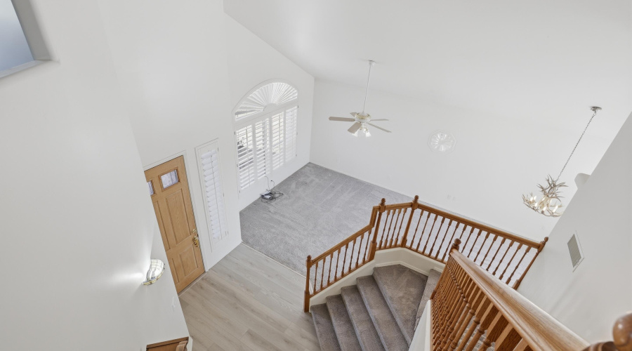 Upstairs View to Downstairs