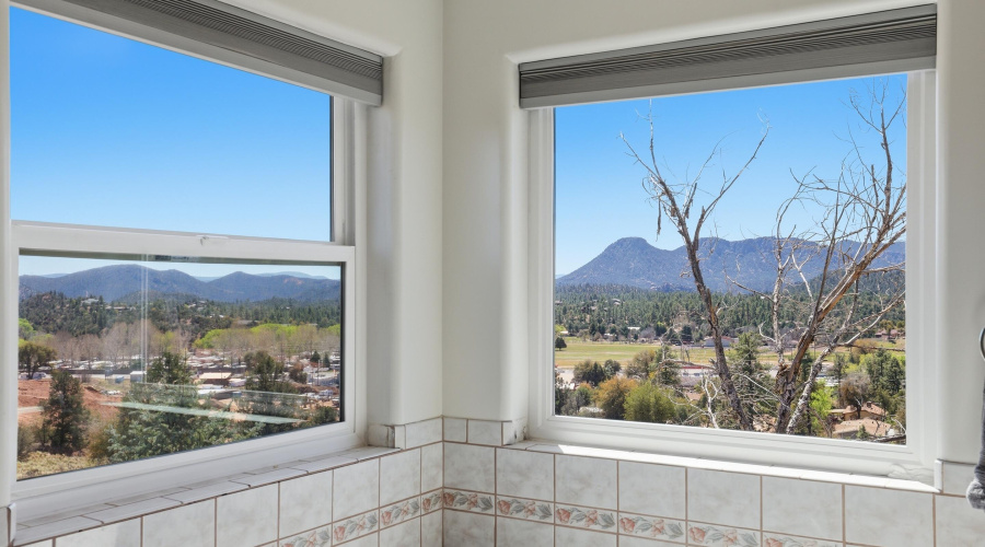 Master Bathroom Tub w View