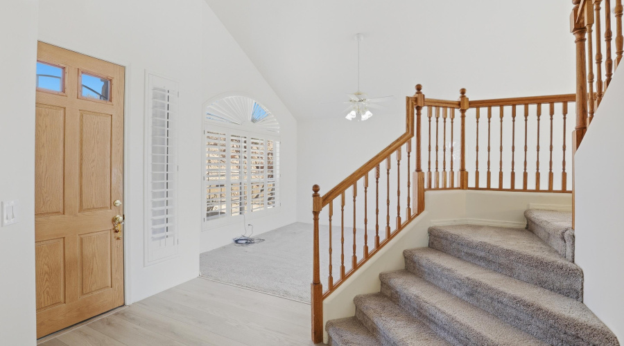 Front Entry door - Stairs