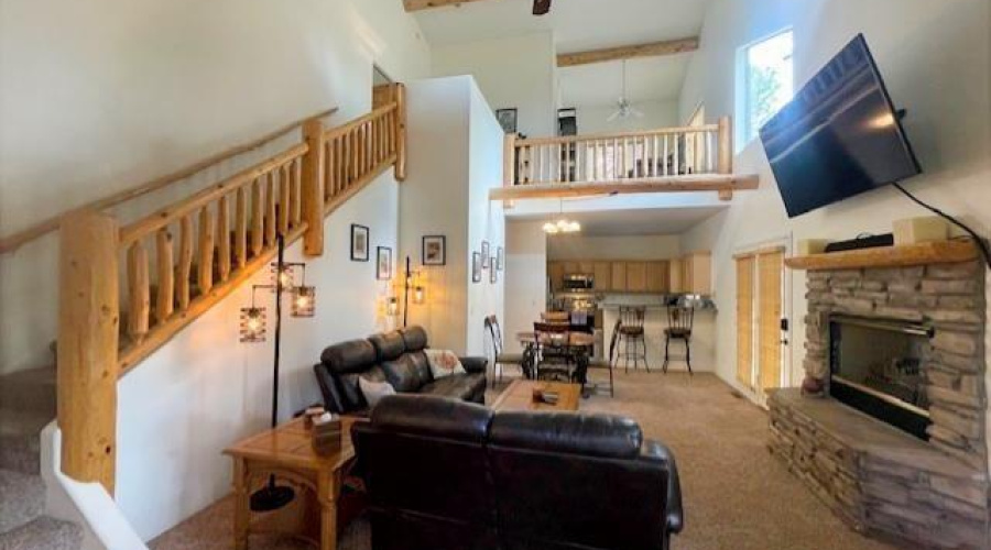 living room from front door E