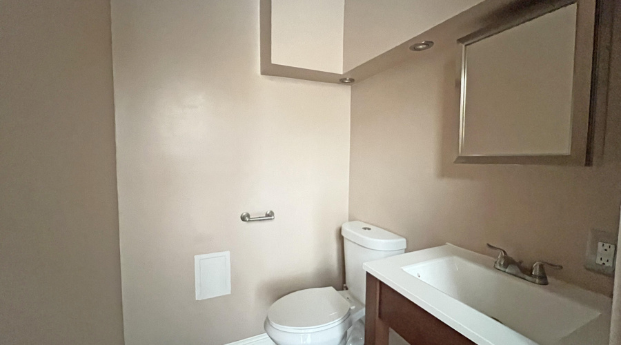downstairs half bath