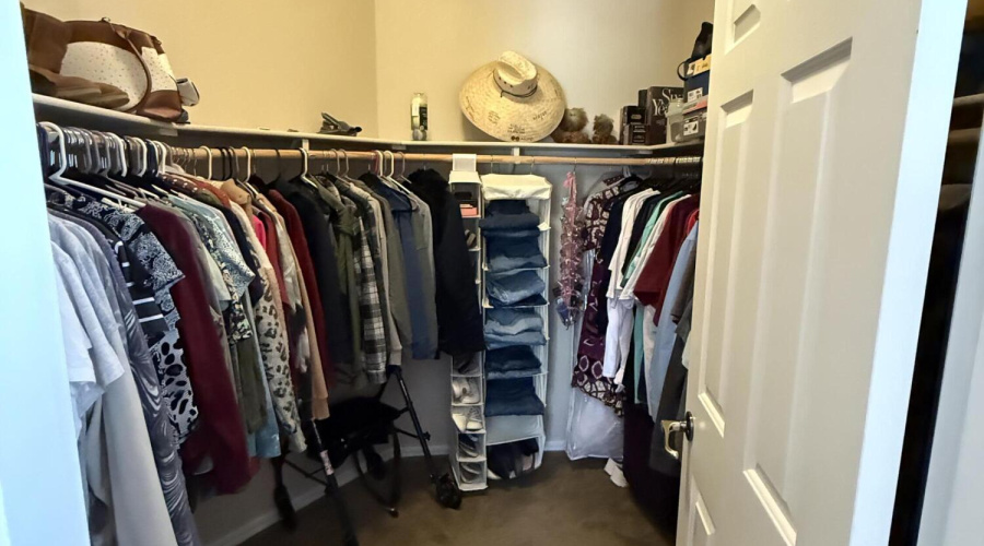 Primary bedroom closet