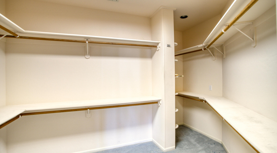 Primary Large Walk-In Closet