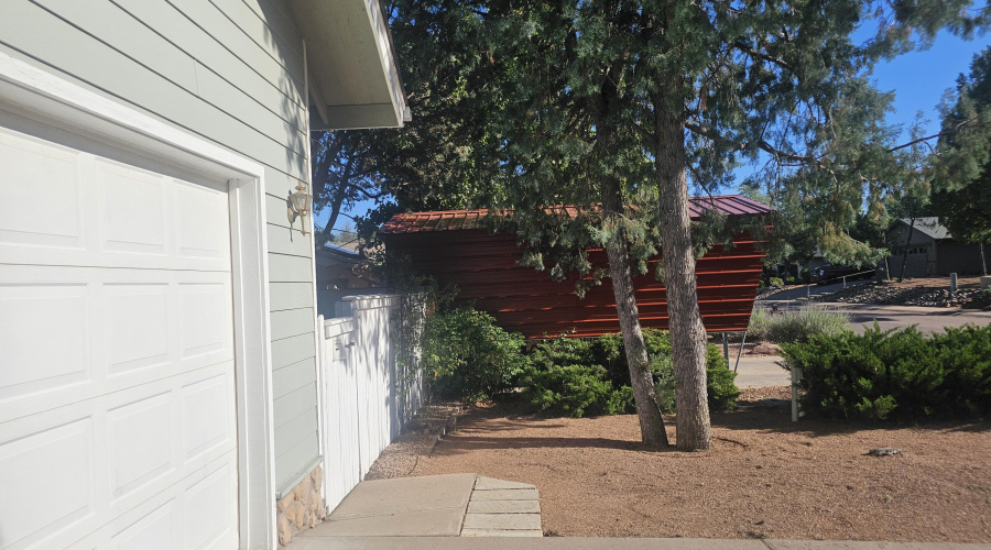 Garage Side of House