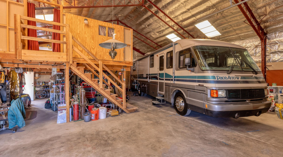Inside RV Garage/Shop