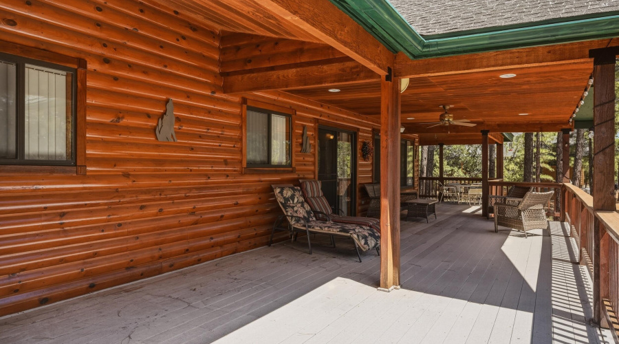 Large back deck