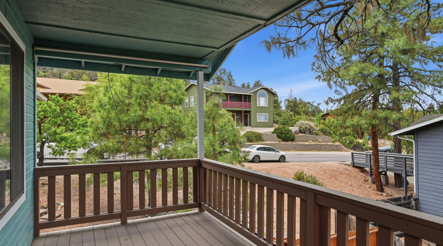 covered patio from dining room