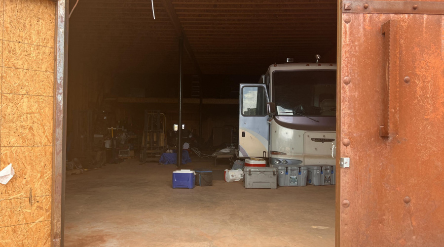 interior of garage/shop main level