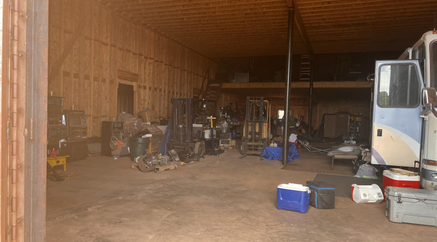 interior of garage