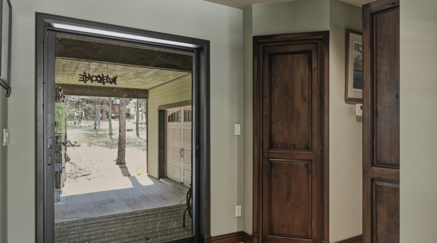 Glass front door