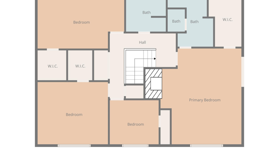 Upstairs Floorplan