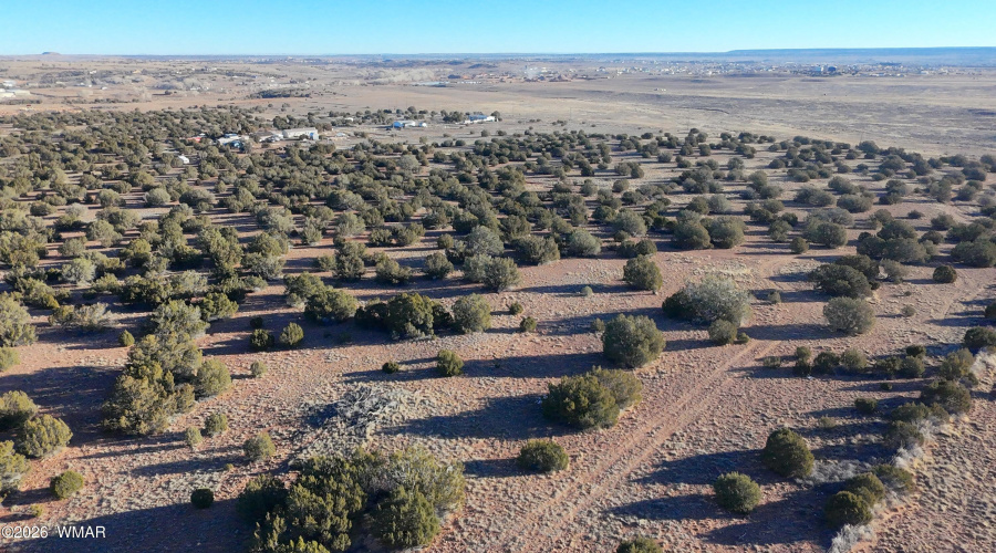 overhead drone