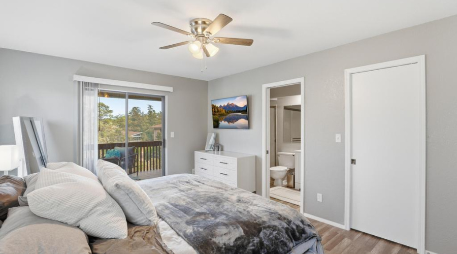 Primary Bedroom w/ Patio Access