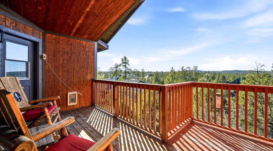 Incredible Views from Back Deck