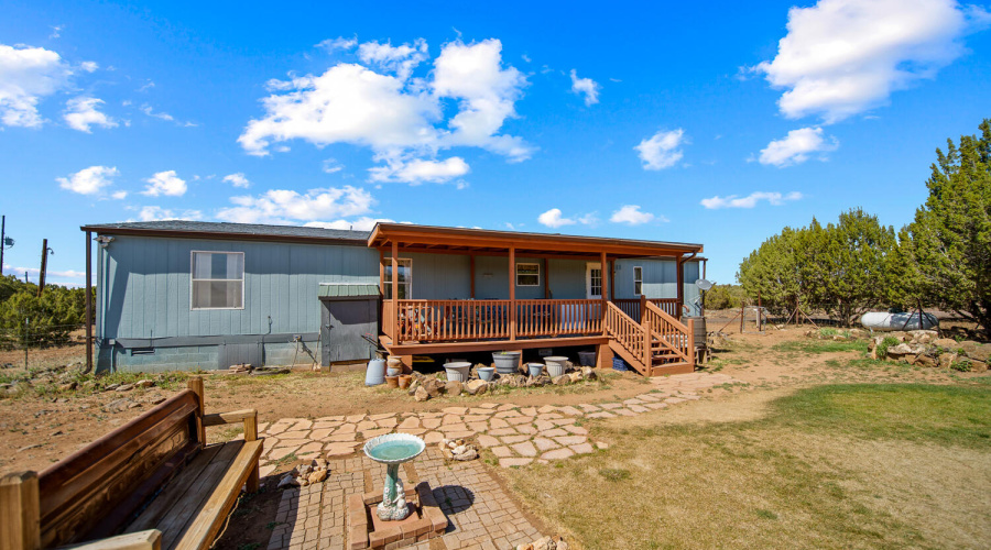 Back Deck and Fenced Yard