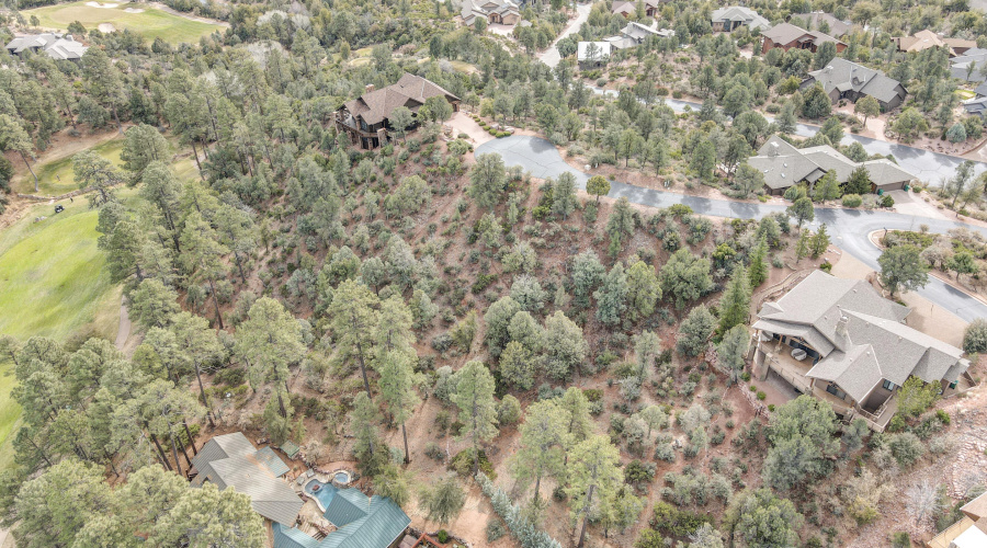 Aerial View above tee box