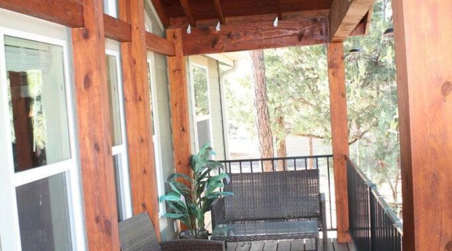 deer ln front porch