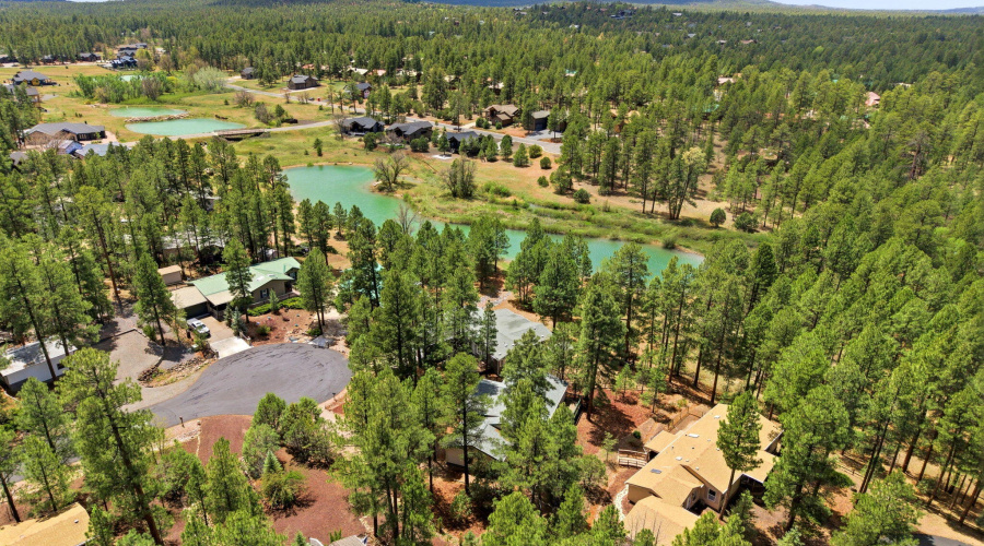 Aerial View of Community & Lakes