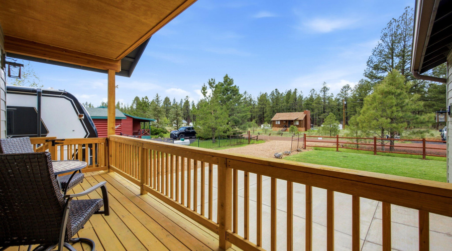 Front deck