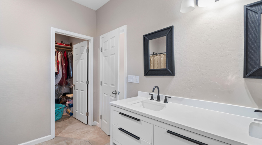 Primary Bathroom & Double Vanity