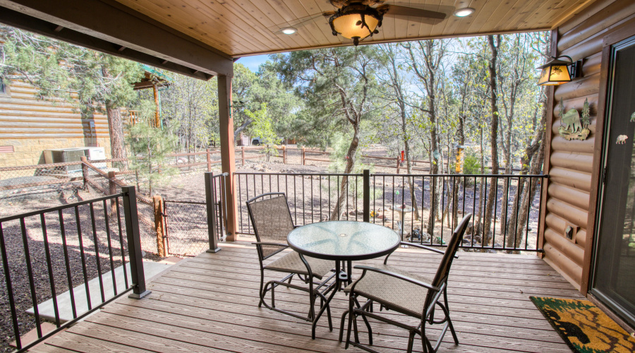 Covered Rear Deck