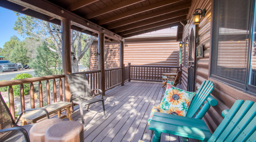 Covered Front Deck