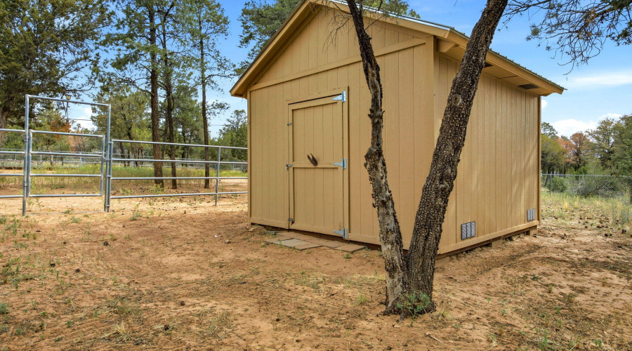 SHED ON THE PROPERTY