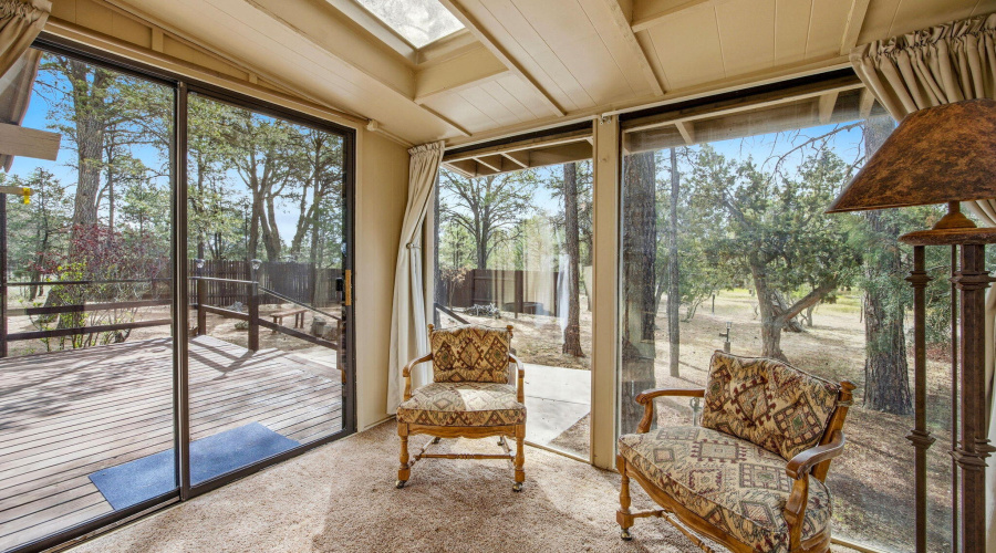 SUNROOM OFF FAMILY ROOM