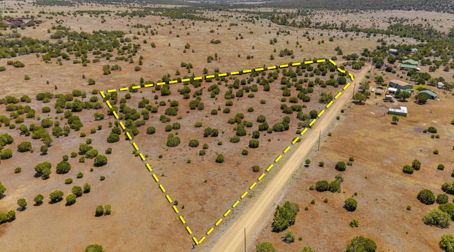 Property line outline