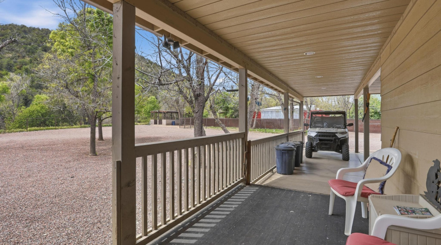 Covered Carport Access