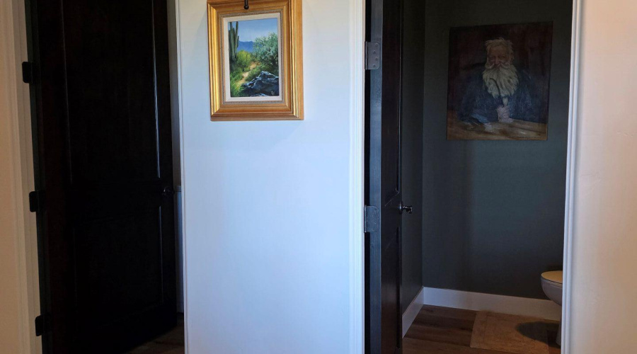 Powder room and Utility room entrys