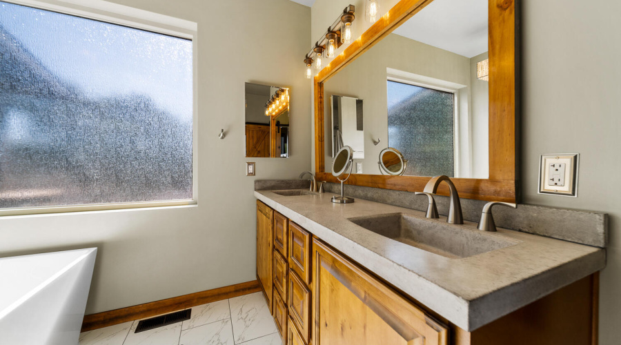 Primary Bath Area from Bedroom