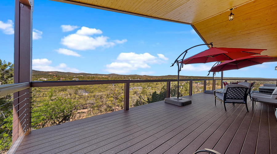 View from Master Bedroom to Deck