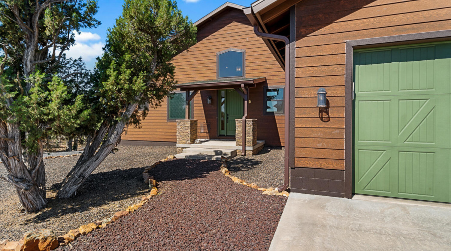 Front Level View to Entry