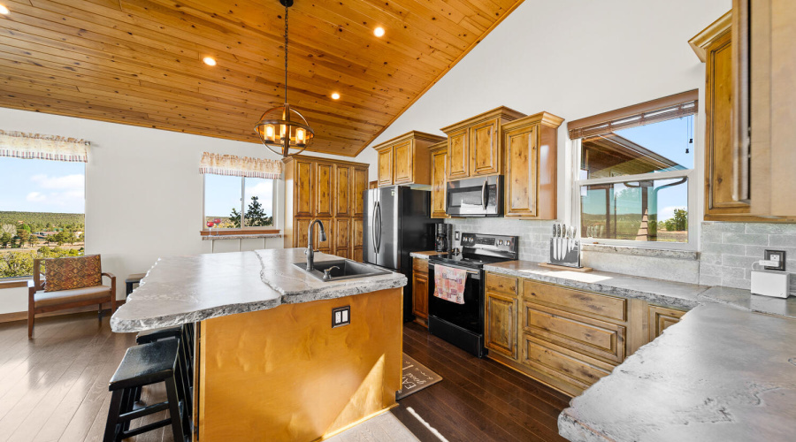 Kitchen View from Entry