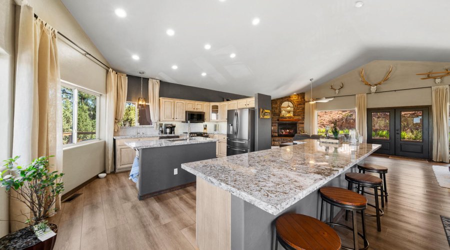Double Bar in Kitchen