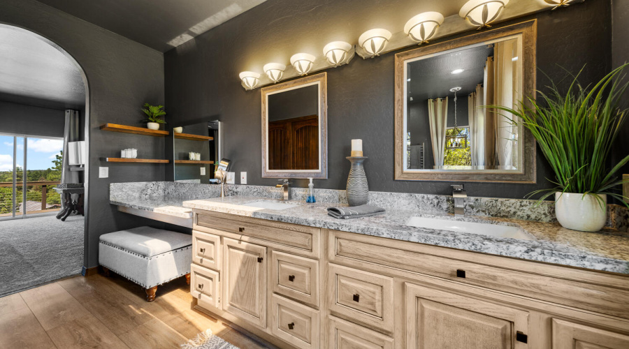Primary Bathroom Dual Sinks