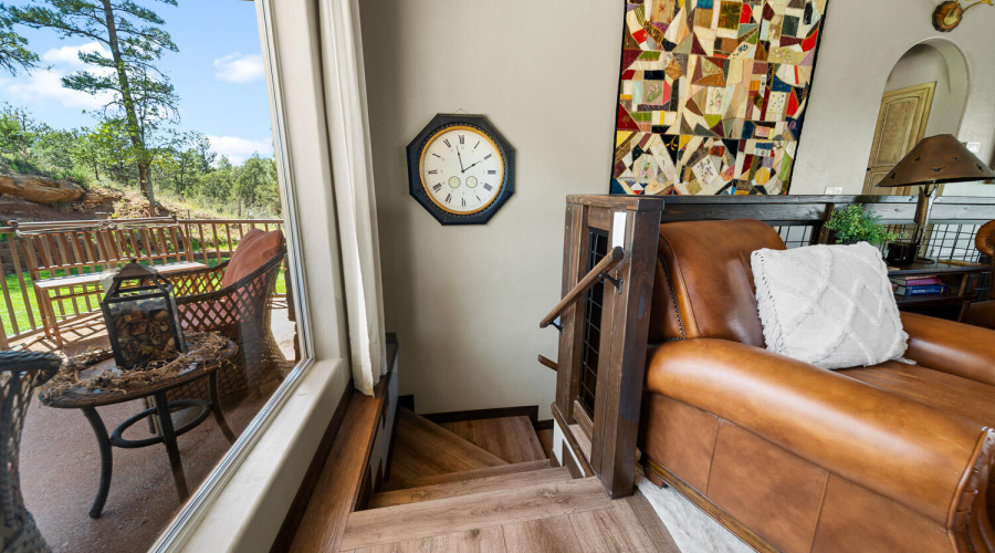 Stairs leading to lower level