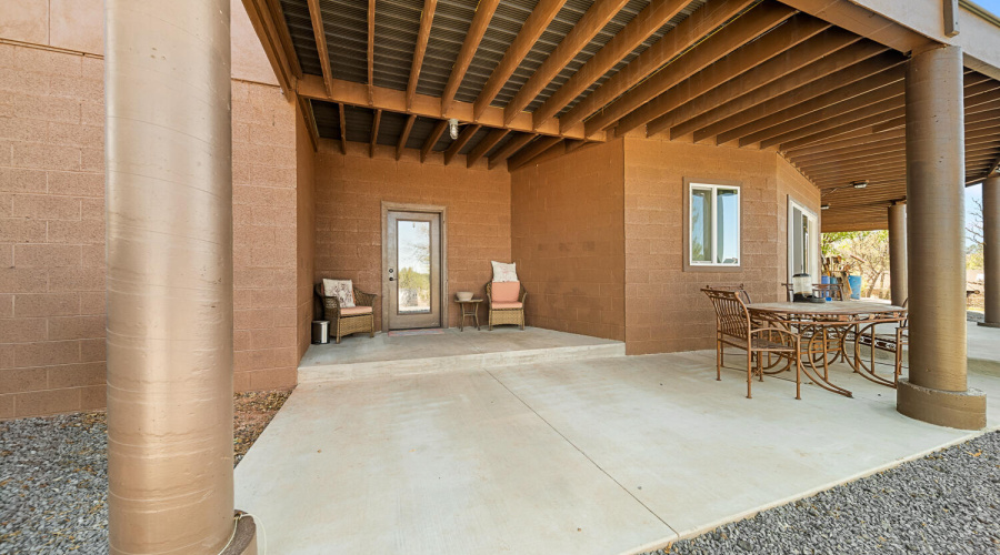 Covered Patio for Studio A