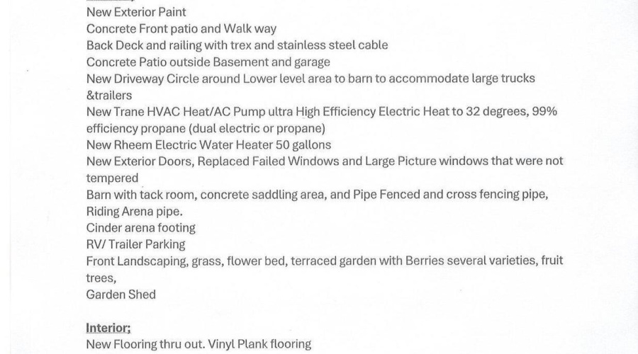 Remodel Info
