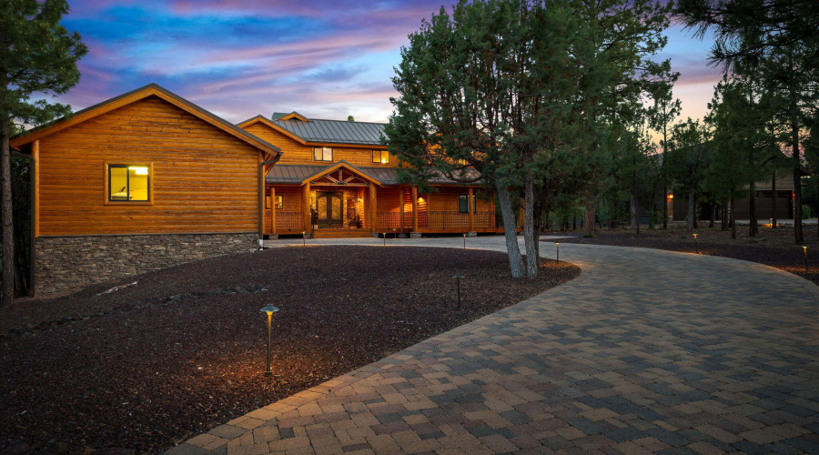 Twilight Driveway