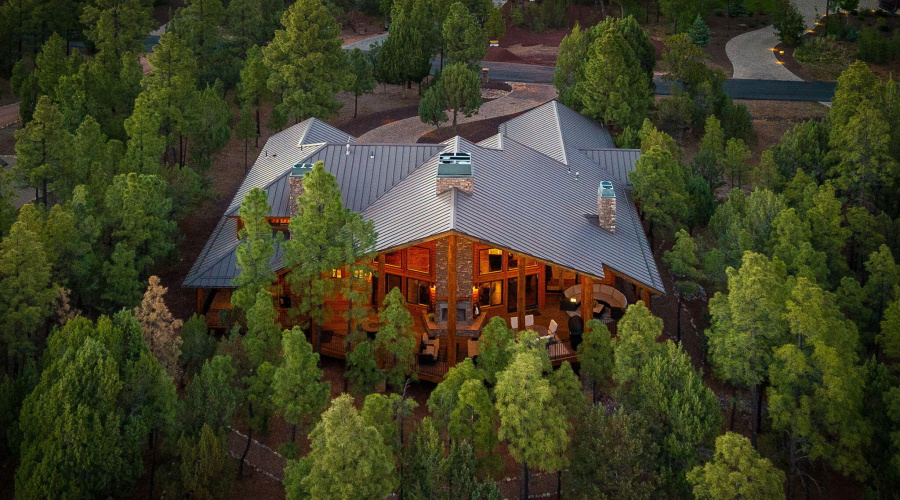 Drone Back Twilight