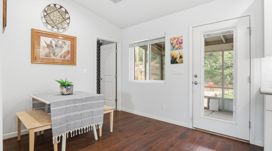 Door to Back Patio
